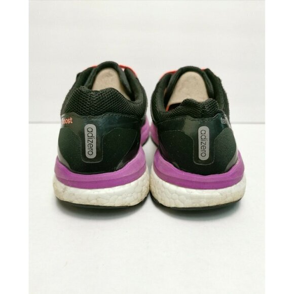 Adidas Adizero Black / Purple Women's Tempo 7 Boost Running Shoes Size 10 M(B) - Picture 5 of 7